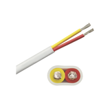 Rollo de cable plano grado marino calibre 12, de 2 conductores (rojo y amarillo) de 100 pies (30.48 m).