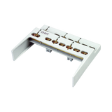 Soporte + Barra de Conexion (4 MOD) (4+2 ENTR.) IP40