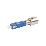 Adaptador de Fibra Óptica desnuda para realizar mediciones y pruebas en hilos de fibra sin conector