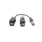 Kit de Transceptor (Balluns) TURBOHD con Boton Push / Hasta 8 MP (4K) / 100% Cobre / Soporta HD-TVI / AHD / CVI / CVBS / Audio por Coaxitron / Datos para Menu de Configurar de Cámaras
