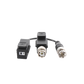 Kit de Transceptor (Balluns) TURBOHD con Boton Push / Hasta 8 MP (4K) / 100% Cobre / Soporta HD-TVI / AHD / CVI / CVBS / Audio por Coaxitron / Datos para Menu de Configurar de Cámaras