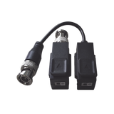 Kit de Transceptor (Balluns) TURBOHD con Boton Push / Hasta 8 MP (4K) / 100% Cobre / Soporta HD-TVI / AHD / CVI / CVBS / Audio por Coaxitron / Datos para Menu de Configurar de Cámaras