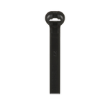 Cincho Dome-Top Nylon 6.6, 378mm largo x 7mm ancho, Color Negro. Paquete de 250 piezas