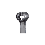 Cincho de Nylon 6.6 Dome-Top®, Con Lengüeta de Bloqueo de Acero Inoxidable, 620 mm largo x 7mm ancho, Color Negro, Exterior Resistente a Rayos UV, Paquete de 100pz