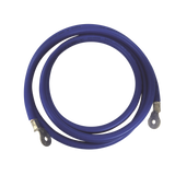 Cable para Baterías,  2.2 m Azul Calibre 2 AWG con Terminales de Ojo en Ambos Extremos