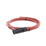 Cable Fotovoltaico, 1.5 m, Rojo, Calibre 10 AWG con Terminal MC4-M en un Extremo