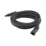 Cable Fotovoltaico 2.5 m, Negro, Calibre 10 AWG con Terminales MC4 en Ambos Extremos