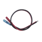 Cables en Paquete Dual / Cable Rojo y Negro / 30 cm (11.81 Pulgadas) / Terminal F1 en un Extremo / Puntas Libres en el Otro / Conexi�n a Bater�as de Respaldo