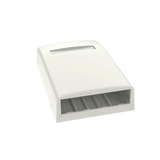 Caja de Montaje en Superficie, Para 4 Módulos Mini-Com, Color Blanco Mate