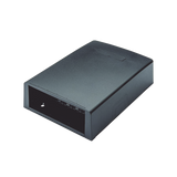 Caja de Montaje en Superficie, Con Accesorio para Resguardo de Fibra Óptica, Para 12 Módulos Mini-Com, Color Negro