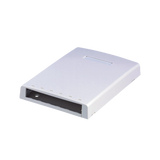 Caja de Montaje en Superficie, Con Accesorio para Resguardo de Fibra Óptica, Para 6 Módulos Mini-Com, Color Blanco