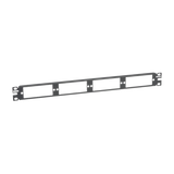 Patch Panel de Fibra Óptica, Para 4 Placas Acopladoras FAP o FMP, Color Negro, 1UR