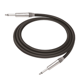 Cable de Audio | Plug 1/4 in a Plug 1/4 in Mono | Carcasa Cromada | Conectores Seetronic | Ideal para Instrumentos | Longitud 3m