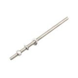 Kit de 10 Varillas Roscadas de 3/8 x 6.5 in, con Arandelas Planas, Arandelas de Seguridad y Tuercas.