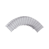 Curva Pre-Fabricada Horizontal de 90° con medidas de 54 mm de Peralte y 200 mm Ancho (54/200 mm)