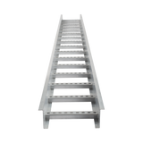 Escalera de Aluminio Portacables / Perfil Z / Peralte 3 1/4" /Paso 9" / Ancho 6" / 3.66 metros / Capacidad Máx. 137 Cables / Incluye Cople Union y Tornillería