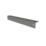 (CH-MT12TB-EP) Mensula terminal para escalera tubular de 12" de ancho