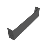 Placa de Cierre para Escalera de Aluminio / Peralte 3 1/4" / Ancho 12" / Incluye Tornillería (CHPCE314X12AK)