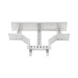 Derivación "T" Horizontal de Aluminio Perfil Z / Peralte 3 1/4" / Ancho 6"/ Radio 8" / Incluye Tornillería (CHTHEZ314R8X6AK)