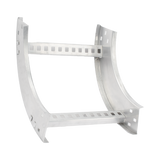 Curva Vertical Interior de Aluminio de 90° Perfil Z / Peralte 3 1/4" / Ancho 12" / Radio 8" / Incluye Tornillería (CHVI90EZ314R8X12AK)