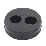 Inserto de Caucho de 4" Con Dos Orificios para Cable de 7/8 in