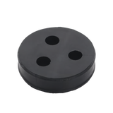 Inserto de Caucho de 4" Con Tres Orificios para Cable de 1/2 in