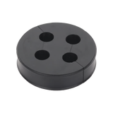 Inserto de Caucho de 4" Con Cuatro Orificios para Cable de 3/8 in