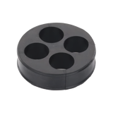 Inserto de Caucho de 4" Con Cuatro Orificios para Cable de 7/8 in
