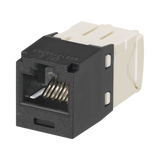 Conector Jack RJ45 Estilo TG, Mini-Com, Categoría 6, de 8 posiciones y 8 cables, Color Negro
