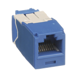 Conector Jack RJ45 Estilo TG, Mini-Com, Categoría 6A, de 8 posiciones y 8 cables, Color Azul