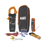 Kit de Prueba Eléctrica HVAC para Aire Acondicionado, Calefacción, Minisplits, etc. Medición de Voltaje CA/CC, Resistencia, Frecuencia, Capacitancia, Diodos, Temperatura, Ciclo, Micro Amperios CC.