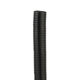 Tubo Corrugado Abierto para Protección de Cables, 1in (25.4 mm) de Diámetro, 30.5 m de Largo, Color Negro