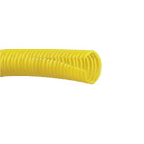 Tubo Corrugado Abierto para Protección de Cables, 1.50in (38.1 mm) de Diámetro, 3.1 m de Largo, Color Amarillo
