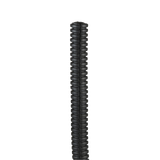 Tubo Corrugado Abierto para Protección de Cables, .25in (6.4 mm) de Diámetro, 30.5 m de Largo, Color Negro