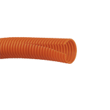 Tubo Corrugado Abierto para Protección de Cables, .50 (12.7 mm) de Diámetro, 30.5 m de Largo, Color Naranja