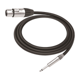 Cable de Audio | XLR 3 Polos Hembra a Plug 1/4 in mono | Conector Seetronic Serie M SCMF3 - MP2X | Longitud 3m