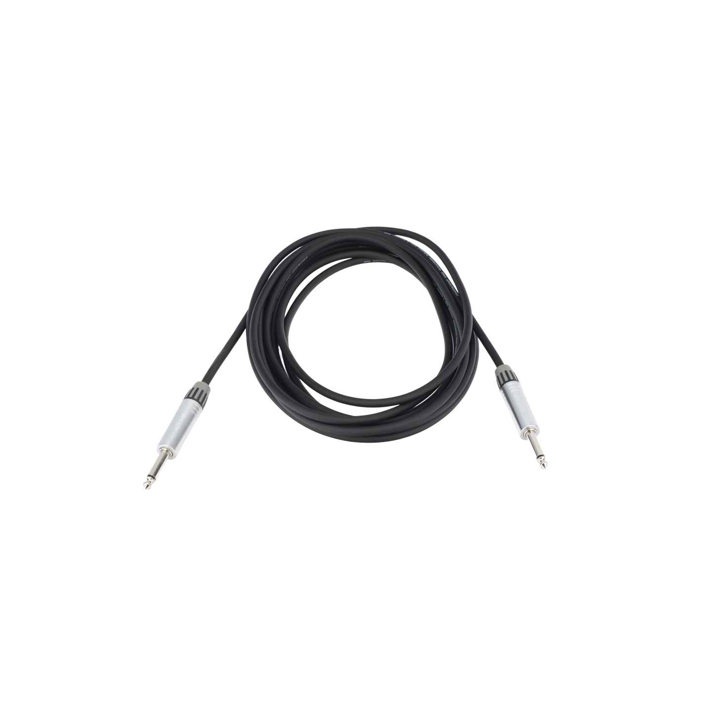 Cable de Audio | Plug 1/4 in a Plug 1/4 in Stereo | Carcasa Cromada | Conectores Seetronic | Longitud 5m