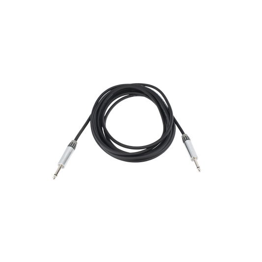 Cable de Audio | Plug 1/4 in a Plug 1/4 in Stereo | Carcasa Cromada | Conectores Seetronic | Longitud 5m