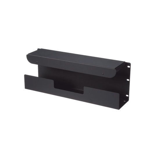 Accesorio Pasacables Para Rack Estándar de 19 in, 4 UR, Capacidad de 260 Cables Cat6, 4.5 in de Profundidad, Color Negro
