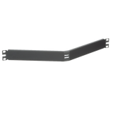Tapa Ciega Para Rack Estándar de 19in, Angulado, de Acero, 1UR, Color Negro