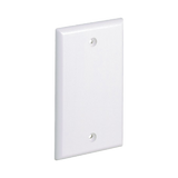 Placa de Pared Ciega Universal, Material ABS, Color Blanco