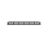 Panel de Parcheo Modular Mini-Com (Sin Conectores), Plano, Sin Blindaje, Alta Densidad, Identificación Pre-impresa, de 48 puertos, 1UR