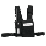 Pechera Universal Sin Logo con Soporte para Radio y Bolígrafo más Bolsa con Cinta Adherente para su Seguridad.