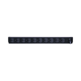 PDU Básico Para Distribución de Energía, Con 10 Tomas NEMA 5-15R Traseras, 1UR, 15 Amp, 120 Vca