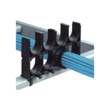 Espaciador de Cables de Nylon 6.6, Con 1 Espacio de 1.25 in (31.8 mm) de Diámetro, Color Negro, 1 Pieza