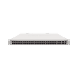 (CRS354-48G-4S+2Q+RM) Cloud Router Switch 48 puertos Gigabit Ethernet, 4 puertos SFP+ 10G, 2 puertos QSFP+ 40G, Montaje en Rack