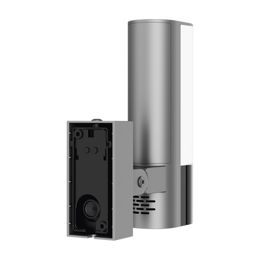 Cámara IP 4 Megapíxel / Wi-Fi / Lampara Integrada / Audio de dos vías / Imágen Nocturna a Color / Detección Humana / Audios Personalizables  / Uso Exterior con Protección