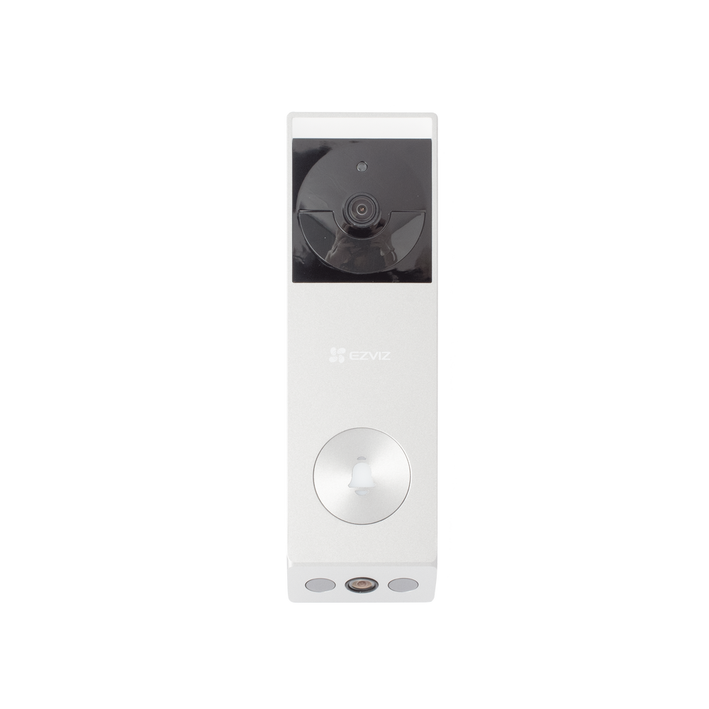 Doorbell de Batería Recargable con Transformador de 5Vcc o Panel Solar (Incluye Panel) / 3 megapíxel / Doble Lente / Protección IP65 / Audio de Dos Vías