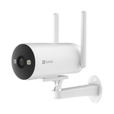 Cámara Bala / 4G / Resolución 3 Megapixel (2K) / Visión Nocturna en Color / AI Detección de Humanos y Vehículos / Defensa Activa con Sirena y Luz Estroboscópica / IP67