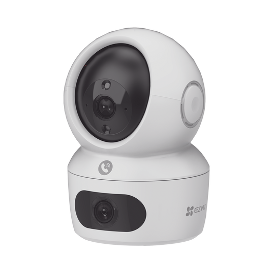 Cámara PT / Doble Lente (4 MP + 4MP) / 4 Megapíxel / Wi-Fi / IA Detección Humana / Visión Nocturna a Color / Audio Bidireccional / Doble Banda 2.4 / 5GHz / WiFi 6 / Uso en Interior / Vision Nocturna Inteligente (Color 27/4)